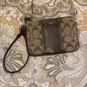 Coach Signature wristlet